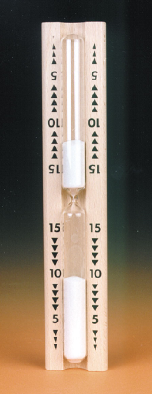 Sanduhr - weißer Sand