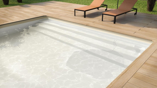 Folienauskleidung mit Alkorplan 2000 Farbe Sand