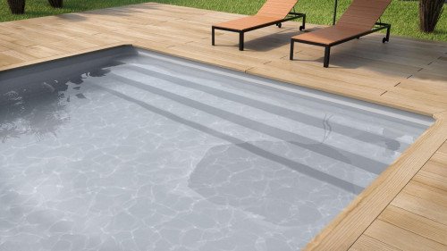 Folienauskleidung mit Alkorplan 2000 Farbe Grau