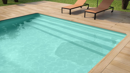 Folienauskleidung mit Alkorplan 2000 Farbe Türkis