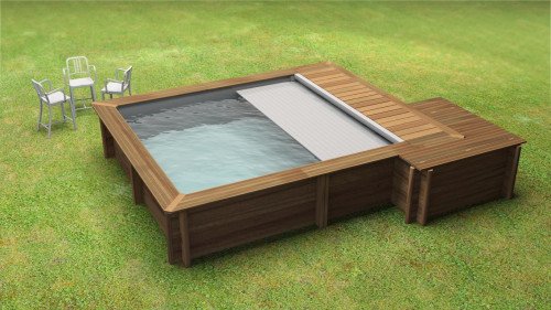Technikraum-Anbau für ganz oder teilweise eingelassene Urban Pools 