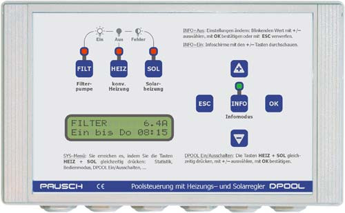 Filtersteuerung Dpool 230/400V