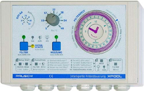Filtersteuerung Calpool 400 V mit Heizungsregelung