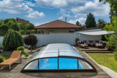 Dallas A - Poolüberdachung 646 x 407 x 82 cm BOX