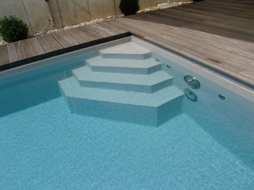 Alkorplan Folienverlegung - Stufen mit gerader Kante bis 5 lfm