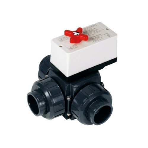 3 Wege Motorkugelhahn DA 50, 230 V - Solarausführung