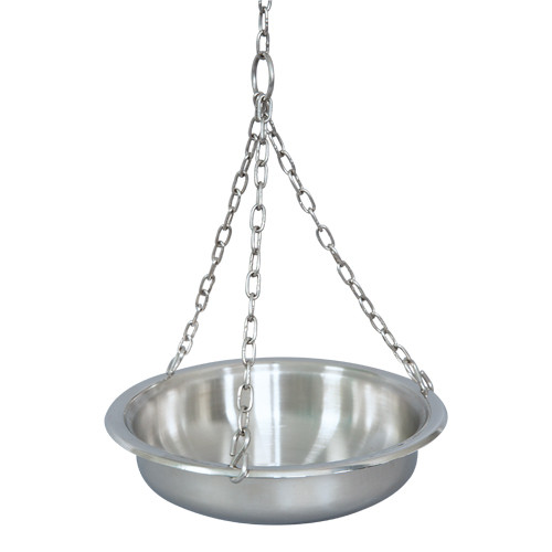 Edelstahl-Kräutertopf 750 ml,inkl. Kette u.Haken von Finnsa