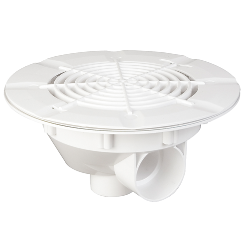 Bodenablauf BWT aus ABS in weiß