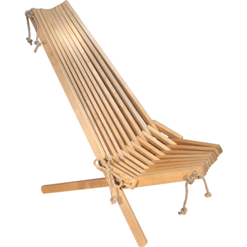 EcoFurn - EcoChair in Birke - Braun