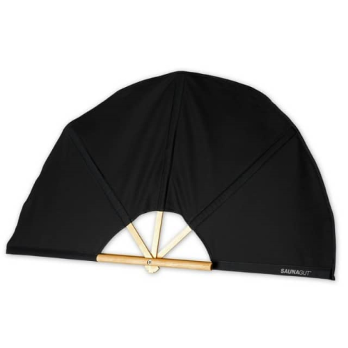Saunagut Aufgussfächer Standard Farbe Schwarz
