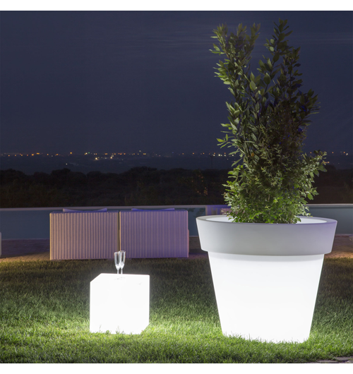 GEMMA Bright Ø 50 cm mit LED Multicolor und Akkubetrieb