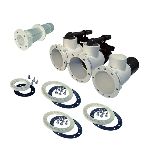 Neptun Massagestation ABS Einbausatz 2 Düsen