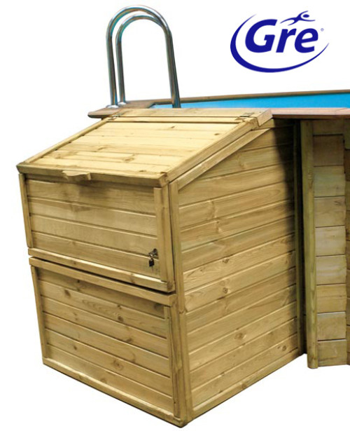 Filterkasten für Gre Holzpools - Höhe 131cm