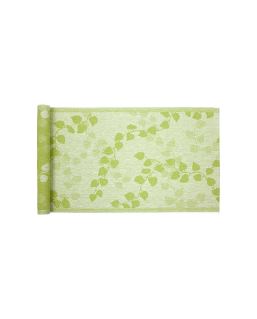 Sauna Sitzunterlage Tuuli hellgrüne Blätter