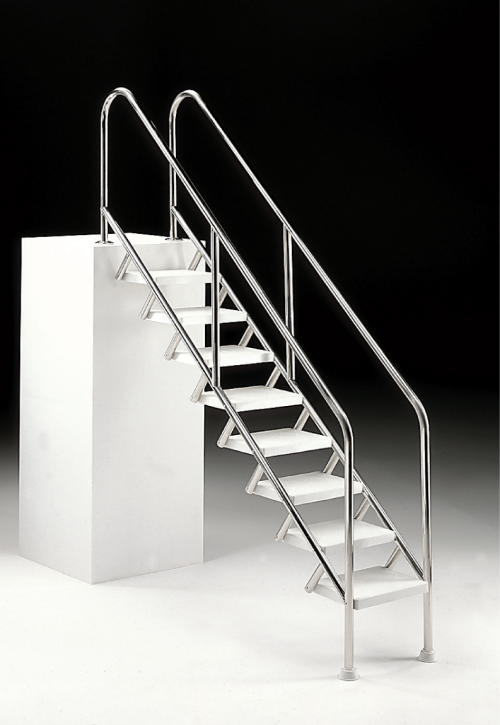 Schwimmbadtreppe Breite 50 cm - 5 Wahlmöglichkeiten
