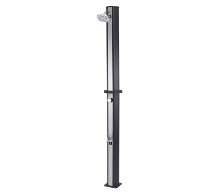 GRE Solardusche AR1035P, schwarz, PVC