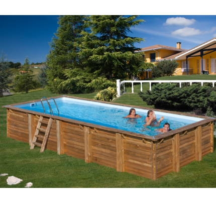 Gre Holzpool Braga 815 x 420 x 146 cm