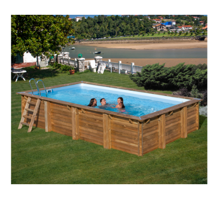 Gre Holzpool Evora 620 x 420 x 133 cm