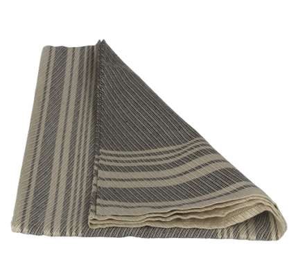 Sitzunterlage Dark gestreift 50 x 150 cm