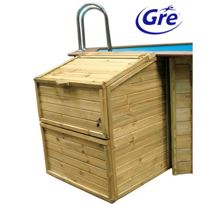 Filterkasten für Gre Holzpools - Höhe 131cm