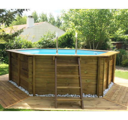 Gre Holzpool Vanille 2 Ø 400 x 119 cm